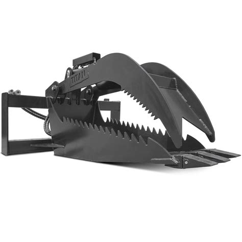 titan attachments skid steer stump bucket grapple attachment extreme duty|titan attachments for sale.